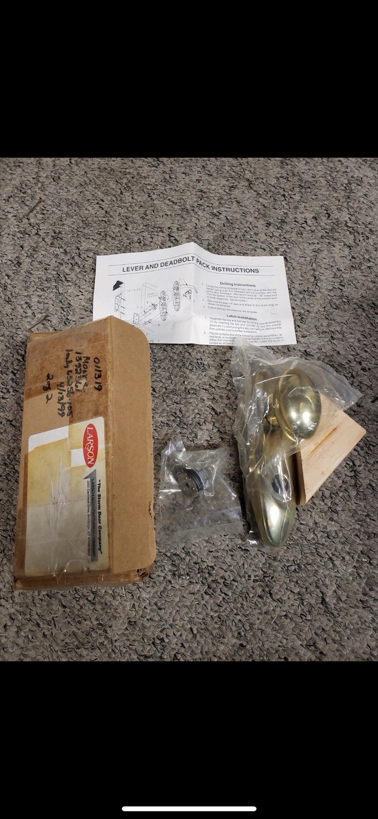 Larson Brass Doorknob