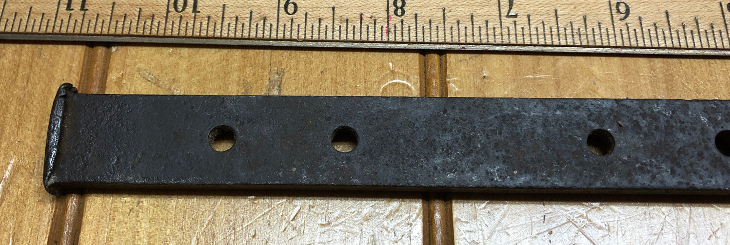 Antique Primitive 8-1/2”x3/4” Blacksmiths Pry Bar Metal Working Horse Shoe Tool
