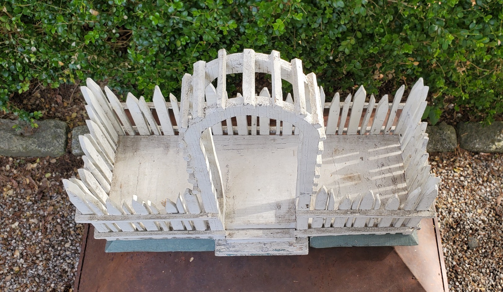 Window Box Flower Planter Picket Fence Arbor Garden Architecture Country Kitchen