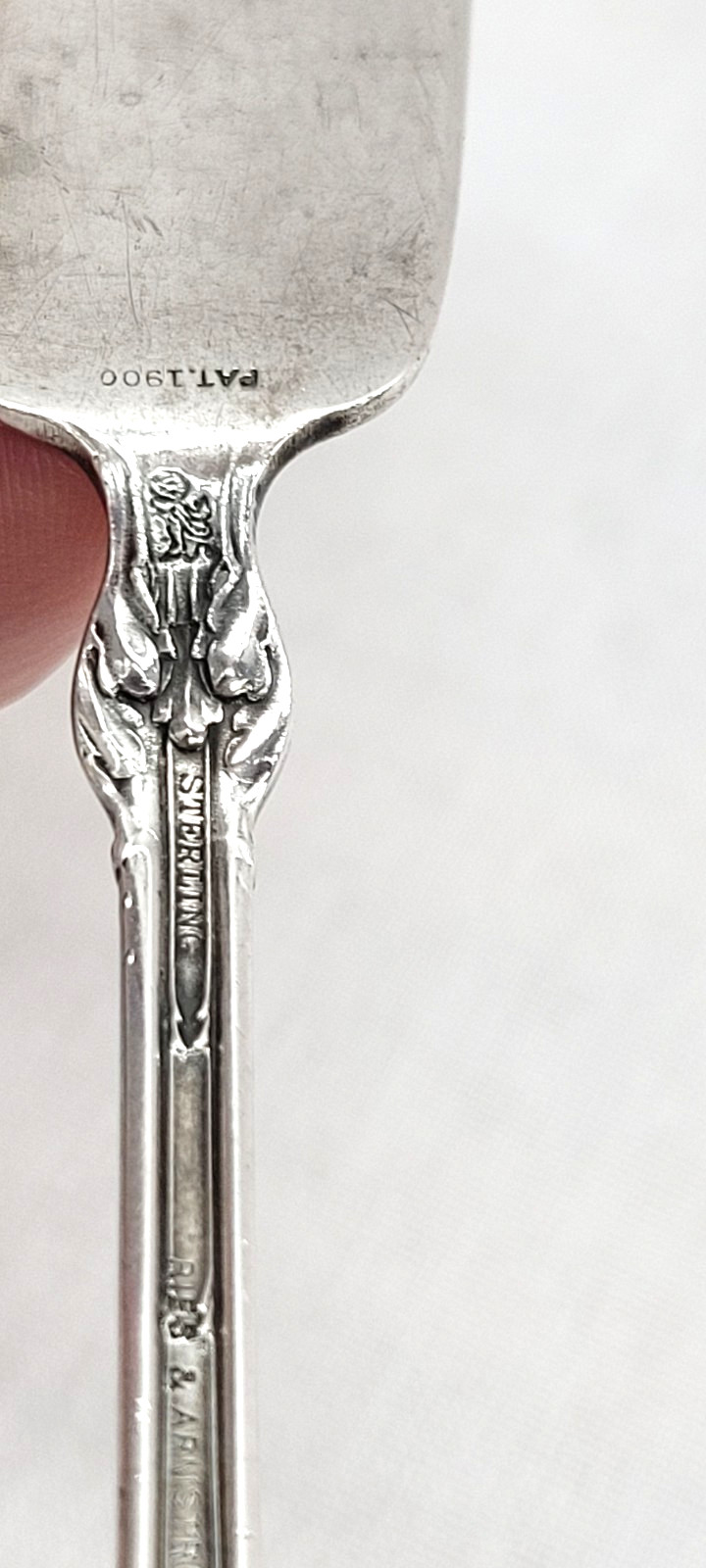 Ries & Armstrong Sterling Silver Master Butter Server 38g