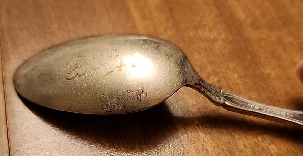 1881 Rogers A1 Isabella Pattern Silverplate Teaspoon Grapes 6″ Vintage Antique