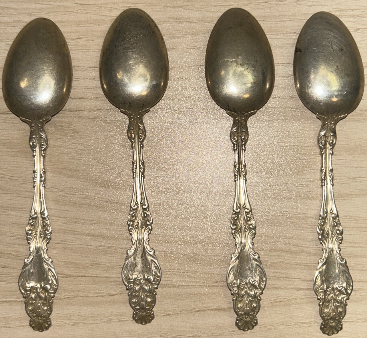 Whiting Sterling LILY (1902) Pattern SMALL TEASPOON-5 3/8 Inches