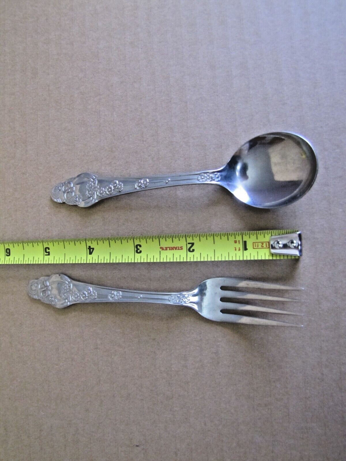 Stainless Childs Fork and Spoon