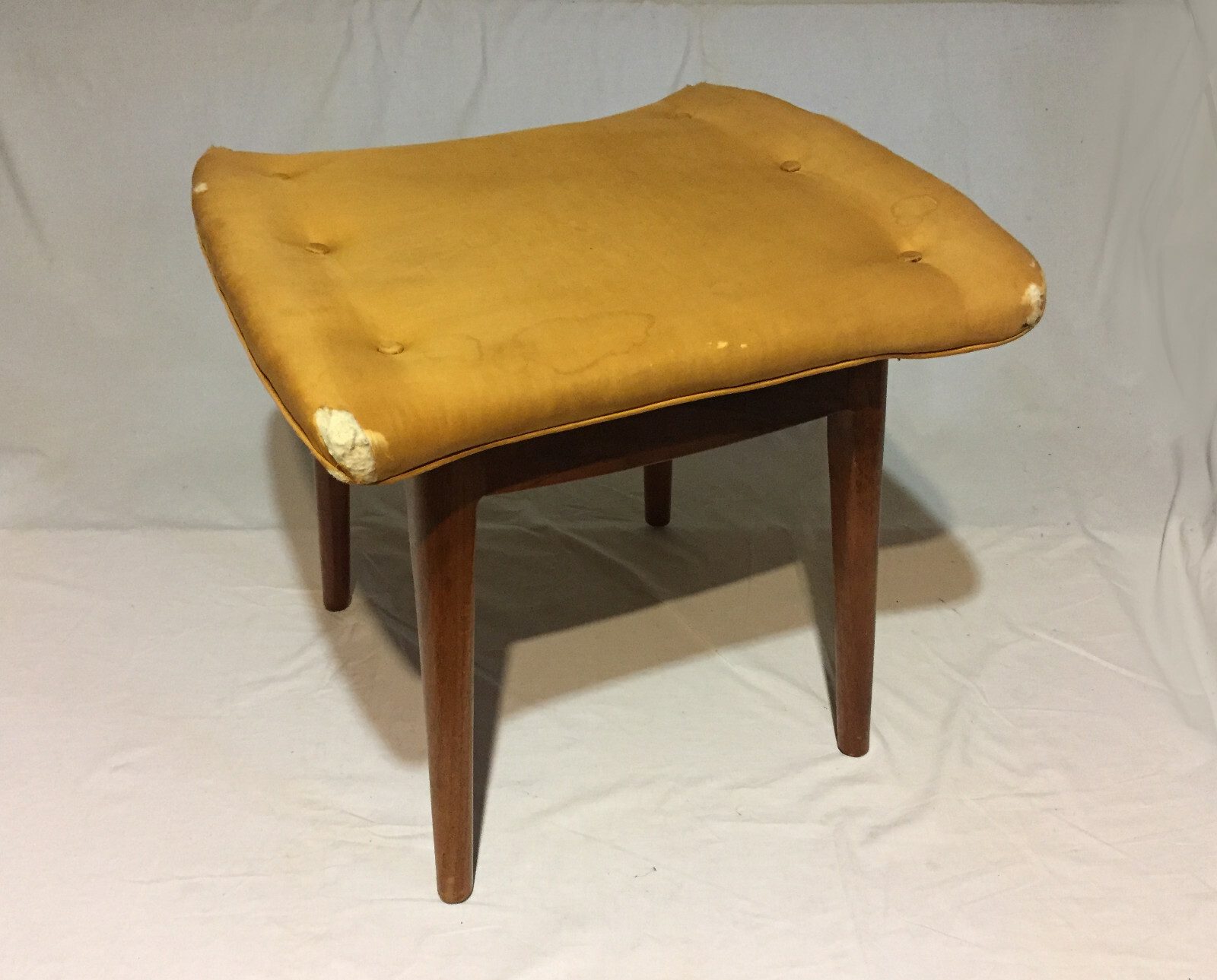 Vintage Antique Mid Century Modern Vanity Stool Approx.1960