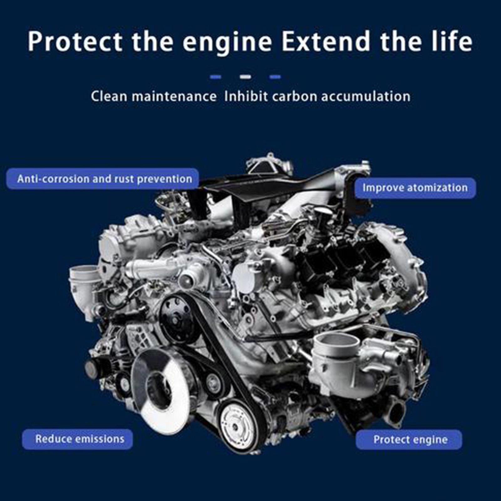 60ml Engine Catalytic Converter Cleaner – Deep Carbon Cleaning for Vehicle