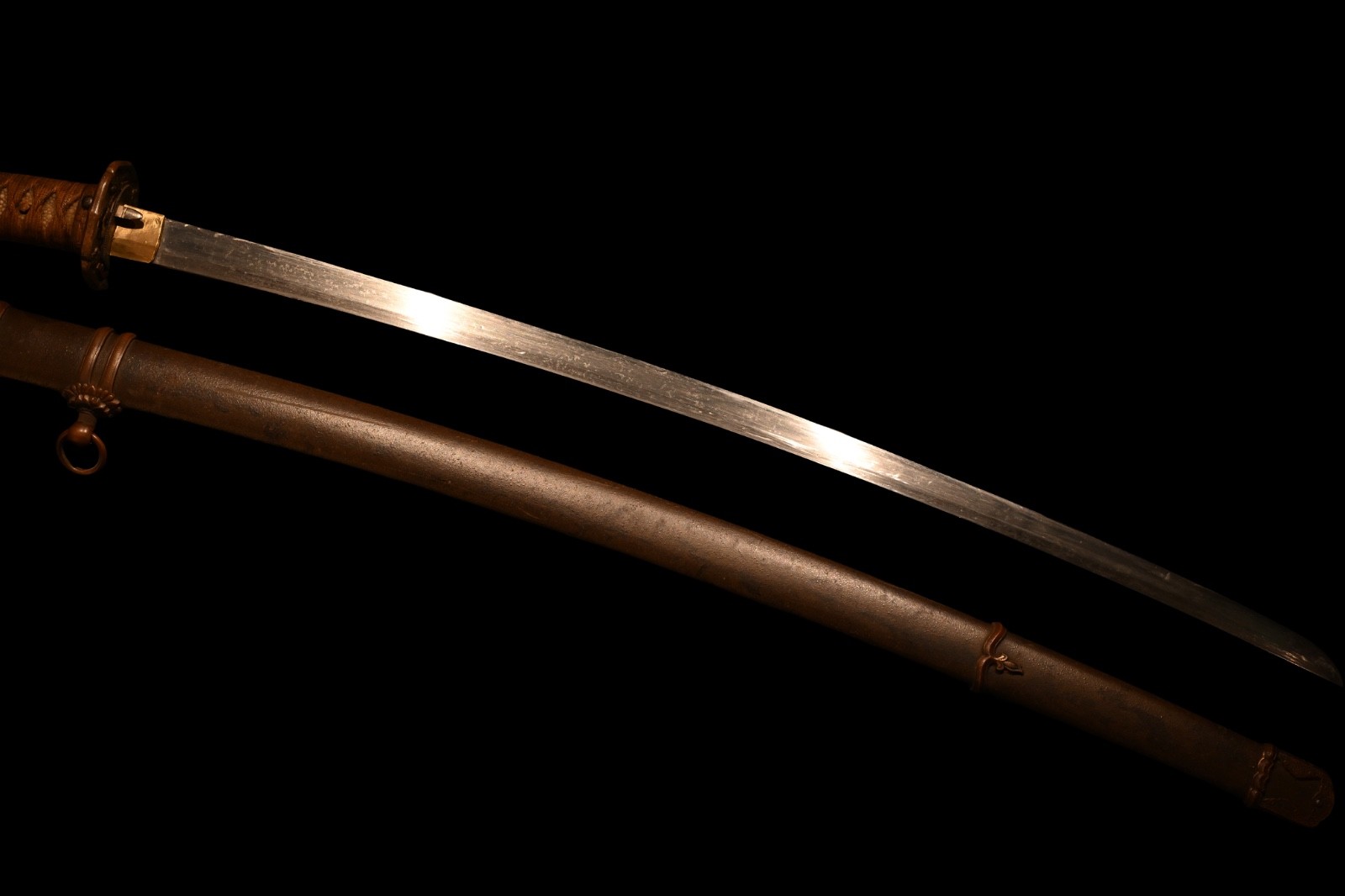 Katana Japanese sword Gendaito Mumei Showa period Gunto koshirae