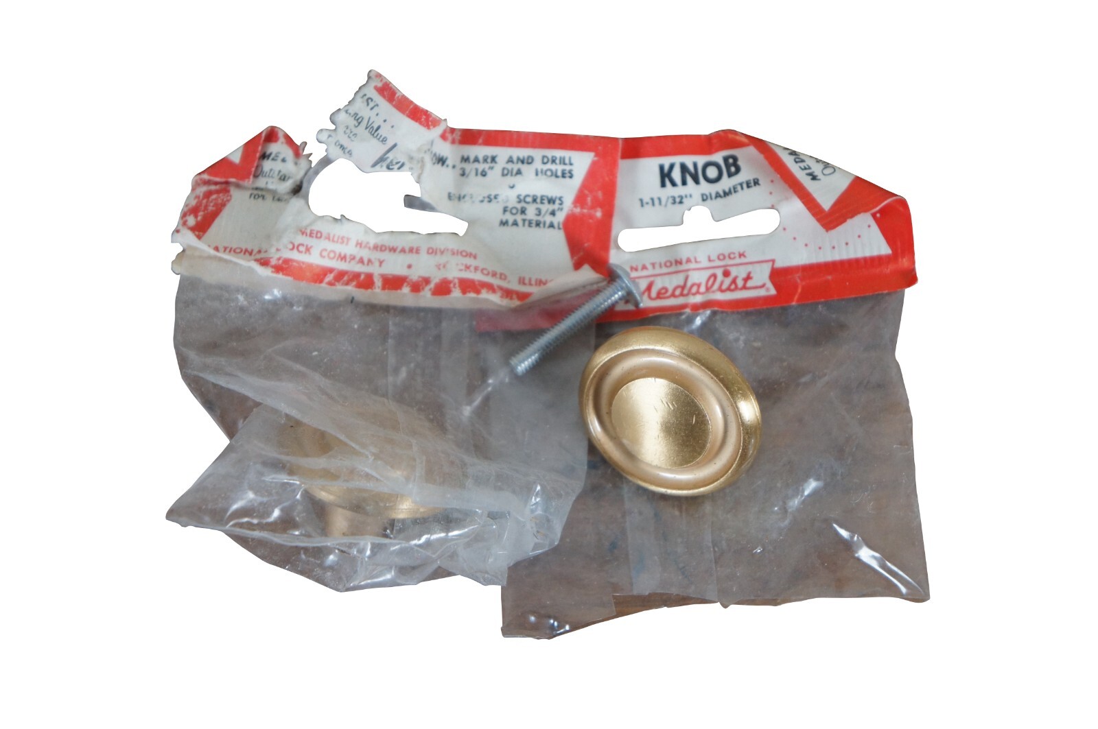 2 National Lock Co Medalist C275-10 Dull Bronze Knob Modern Drawer Pulls