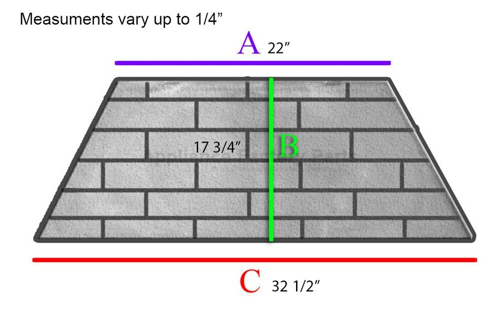 MJH 20004865 HEARTH BRICK EWF36A
