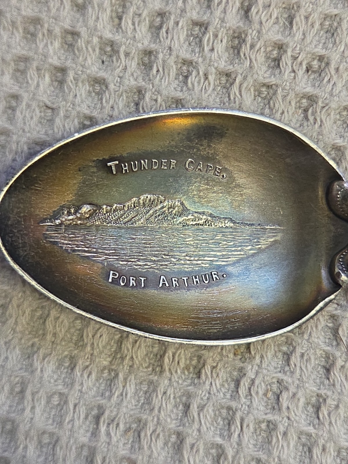 Superb c. 1906 Native American Sterling Silver Souvenir Spoon 5.2″ 925