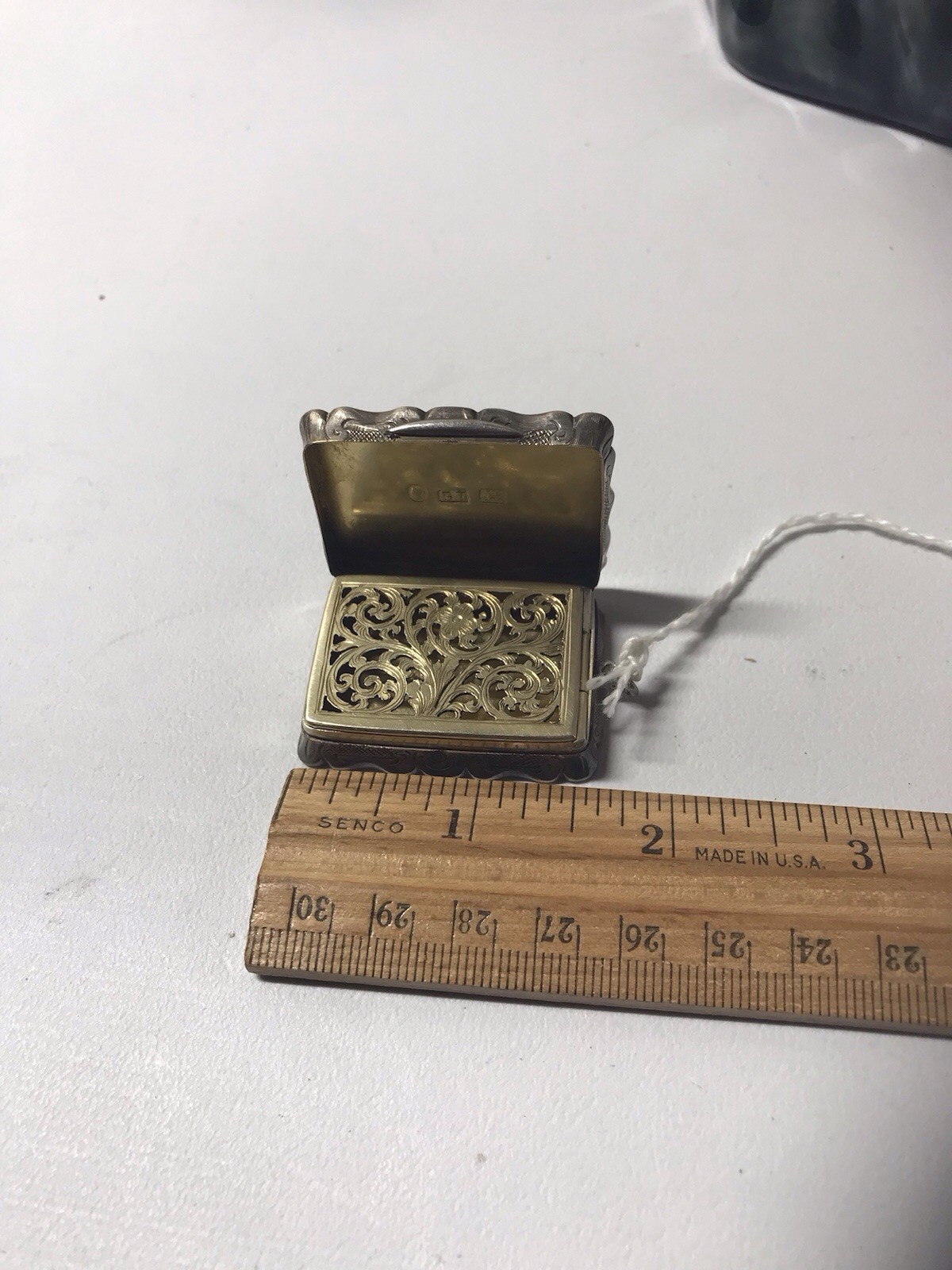 1860’s English Hallmarked Sterling Silver Vinaigrette