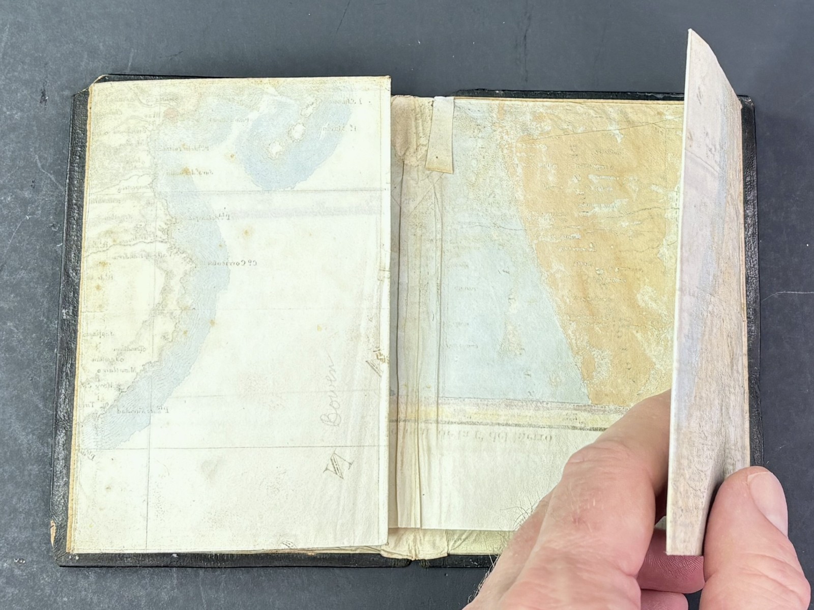 RARE – 1831 Folding Pocket Map- Mexico – New Spain- Mariano Torrente- Revolution