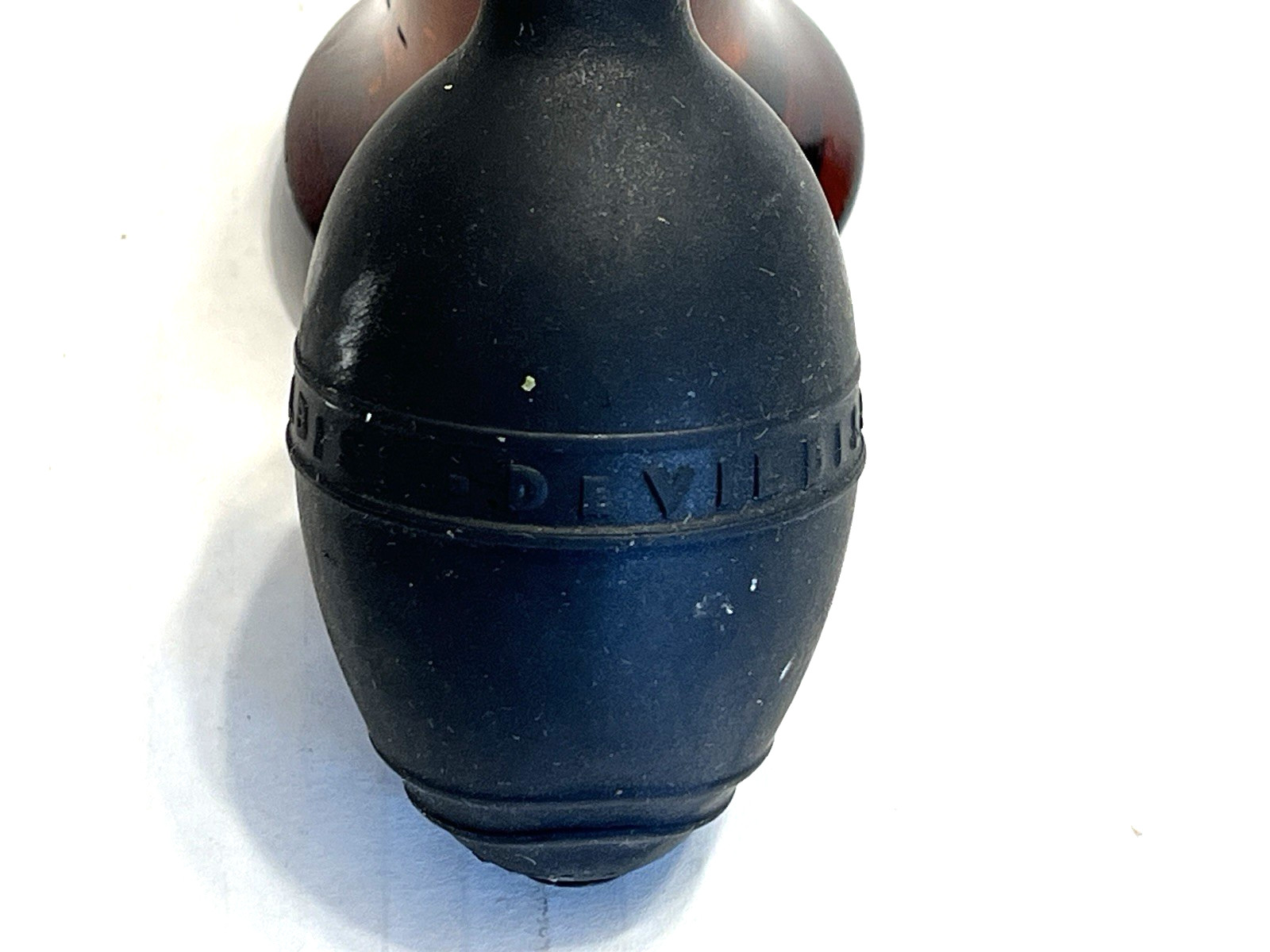 DeVilbiss Atomizer Amber Bottle Soft Working Bulb 1930s Original Box NO.14