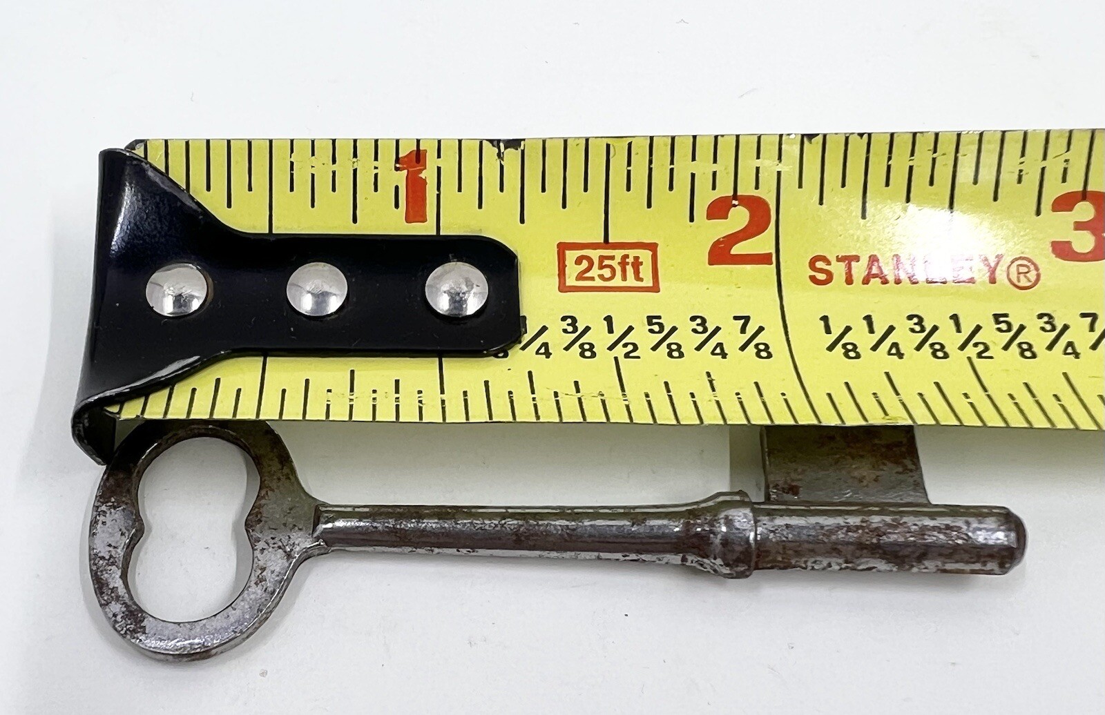 Antique Fancy Ornate Barrel Metal Steel Skeleton Key 2.5″