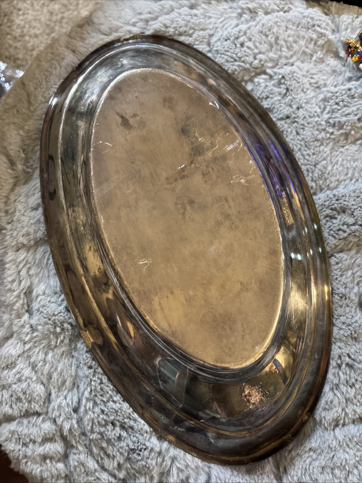 Reed and Barton 214 Bread Tray Silver Plated 12x6x1.5