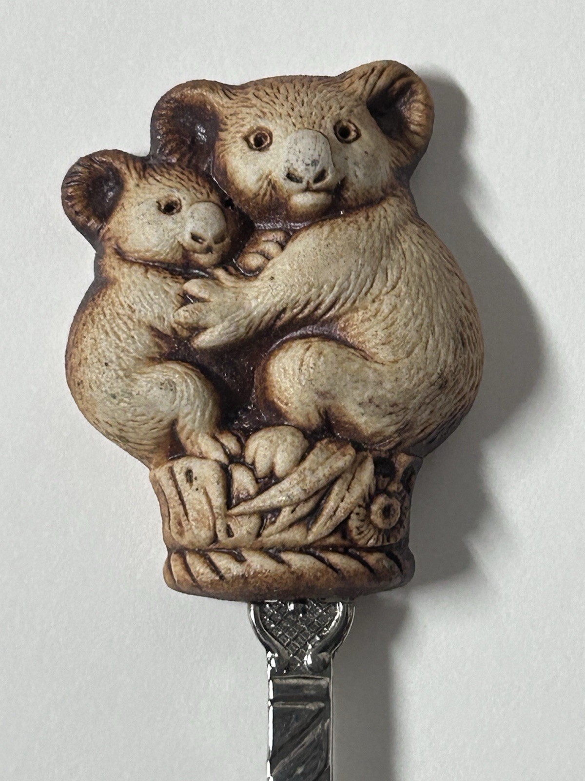 Randa Australian Koala Mama & Baby Collectible Souvenir Spoon Vintage