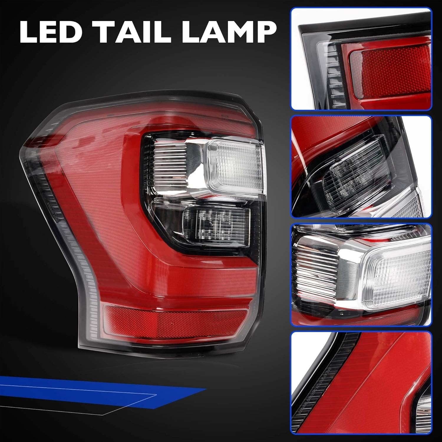 LED Tail Light Assembly Compatible with 2018-2022 Ford Expedition Limited/Pla…