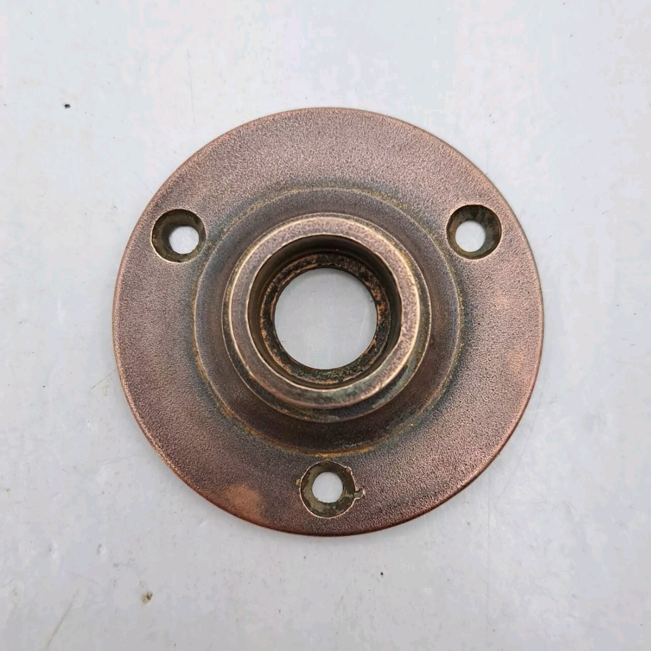 Antique / Vintage Brass or Bronze Door Knob Rosette Mission Door Hardware