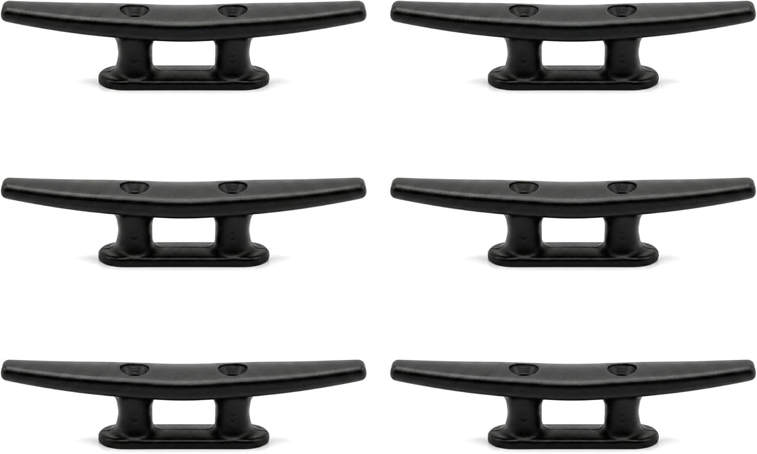 Easy Install 6 Inch Open Base Nylon Cleats – Essential for Boats & Watercraft