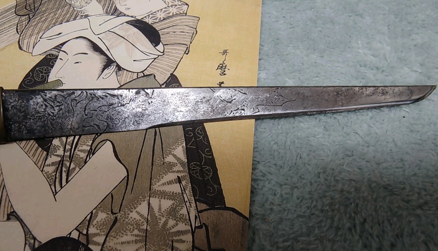 【Plain‼ 】 Kozuka knife handle blade Japan antique art edo！