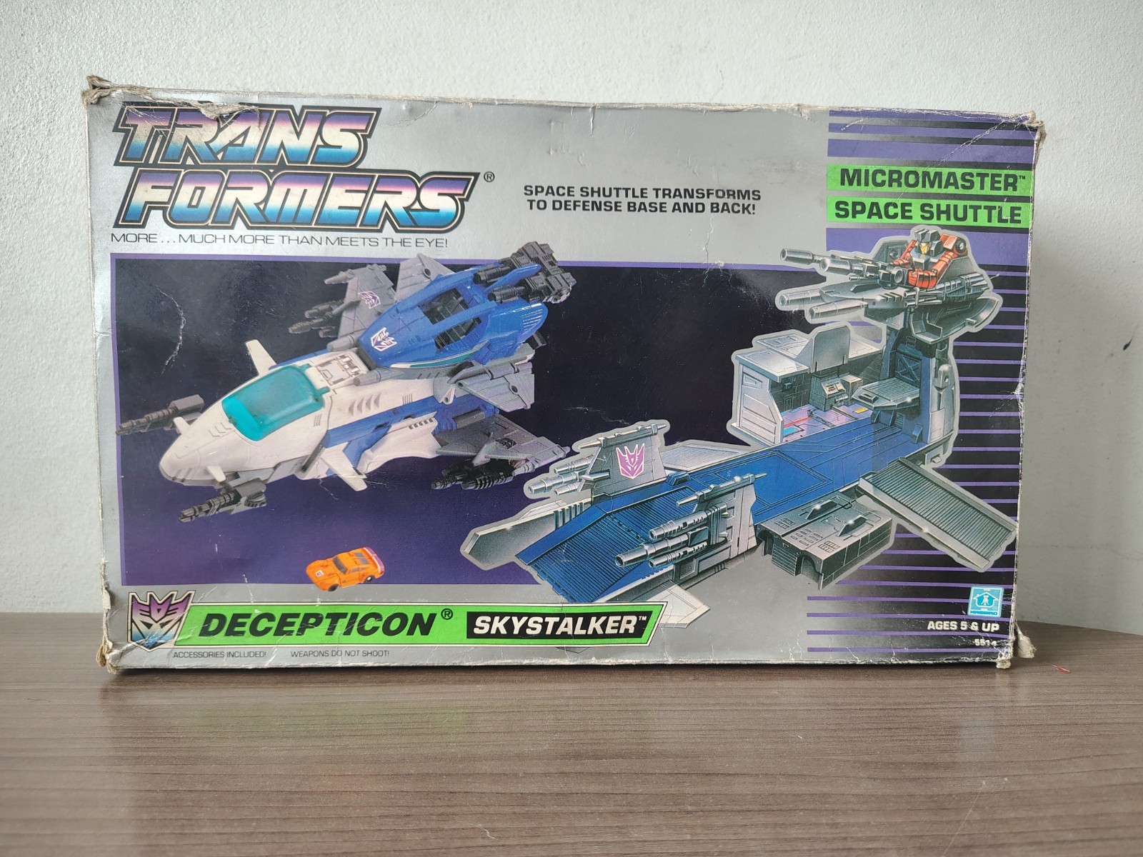 1989 Transformers Original G1 Hasbro Micromaster Skystalker Incomplete