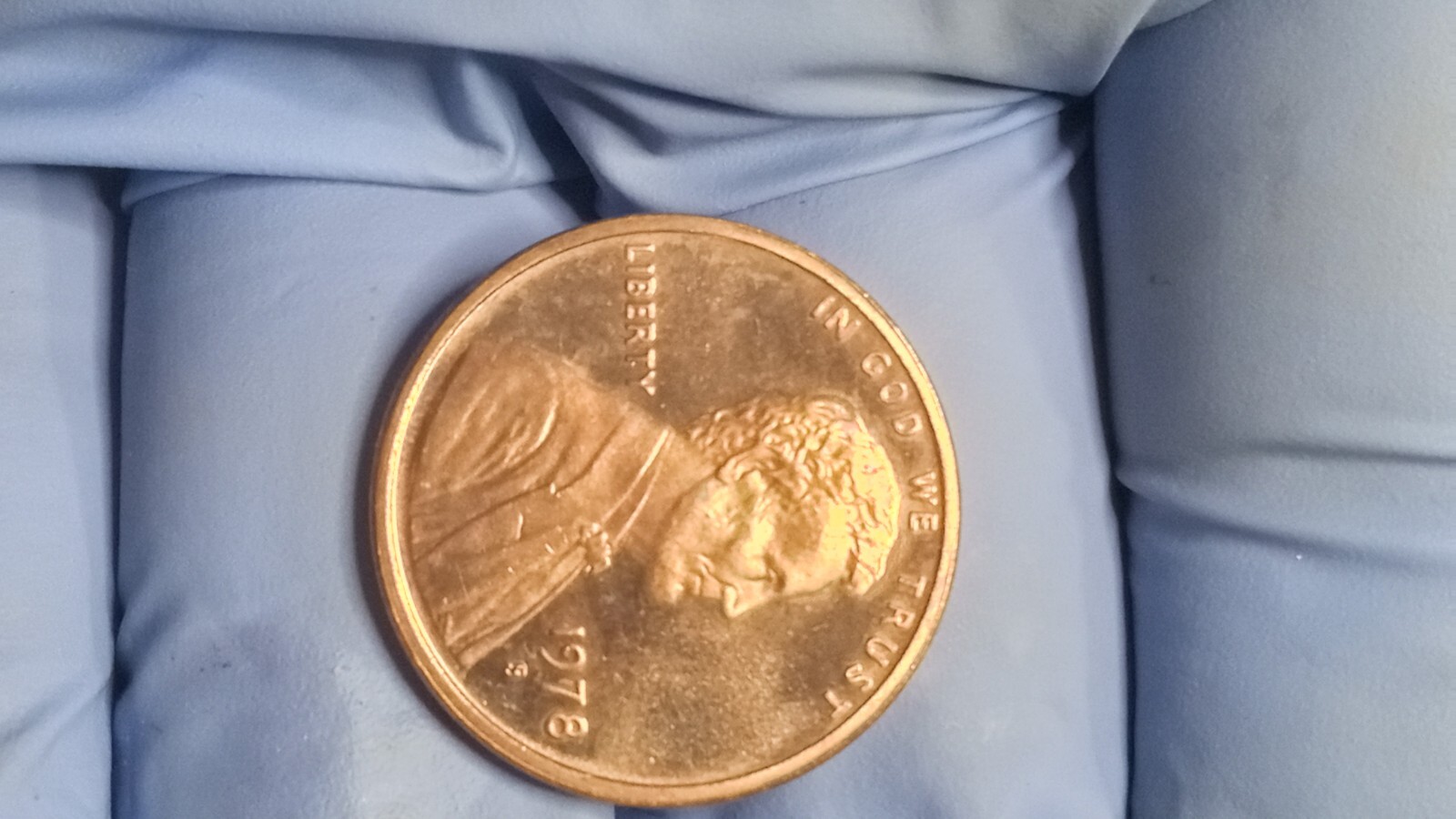 1978-S Lincoln Cent , Uncirculated (Red), Machine Doubling Both Sides