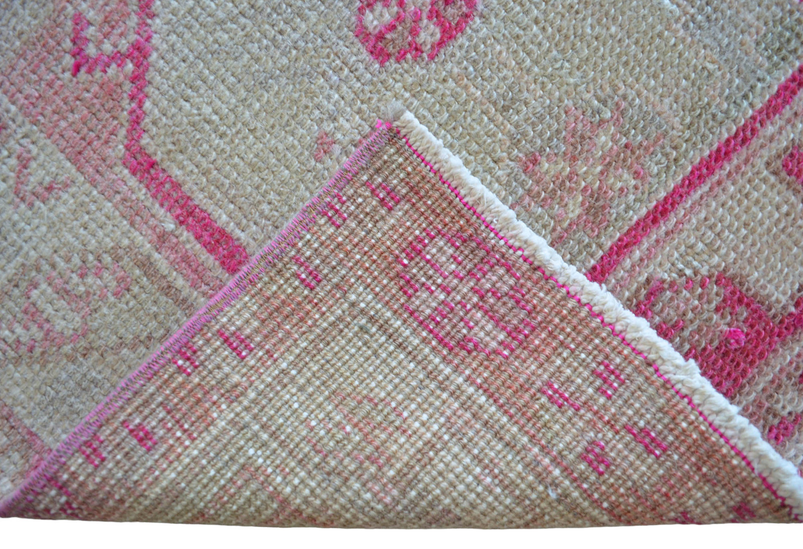 Turkish Runner Rug, HandMade Rug, Tribal Rug PINK Runner Rug 2 x 11 ft Runner