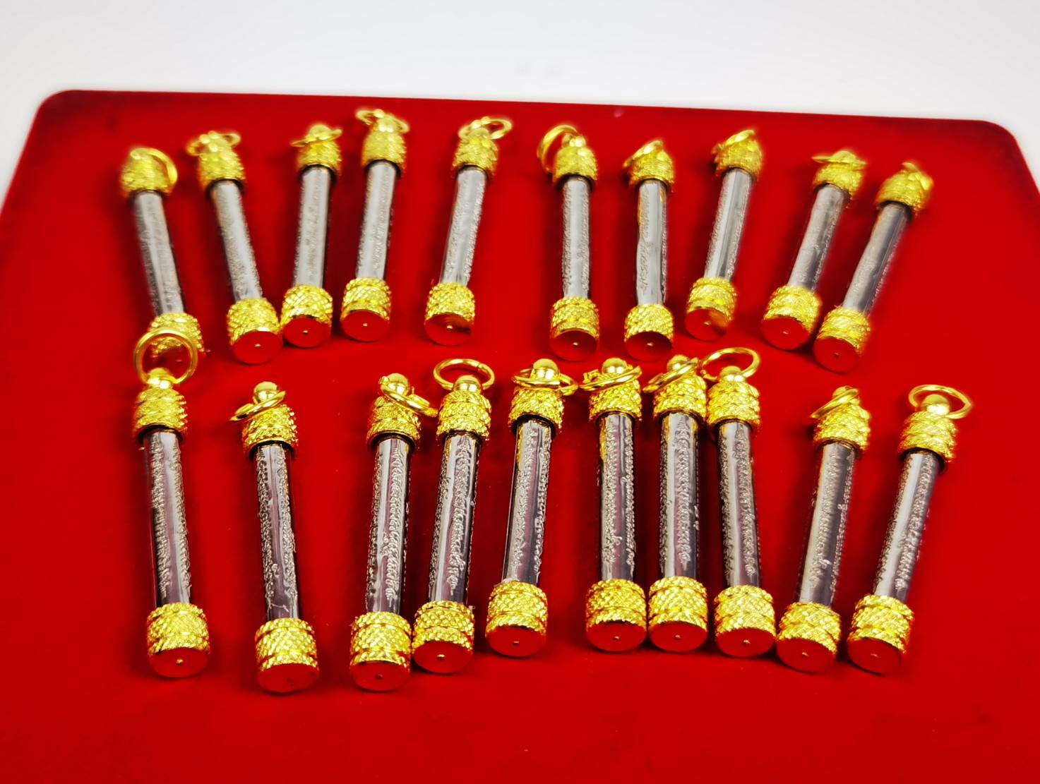 20 PCS Yant 5 Row Amulet Holy Thai Magic Tattoo Talisman Pendant wholesale Lot