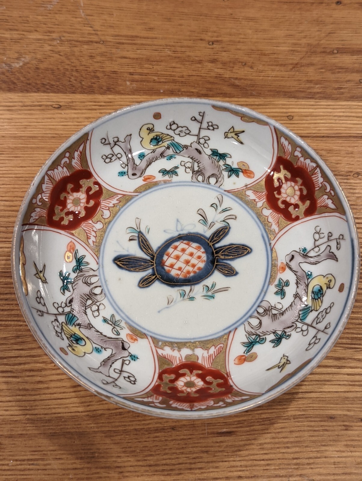 Antique Meiji or Late Edo Era Japanese Porcelain Yaki-Imari plate 1800s china