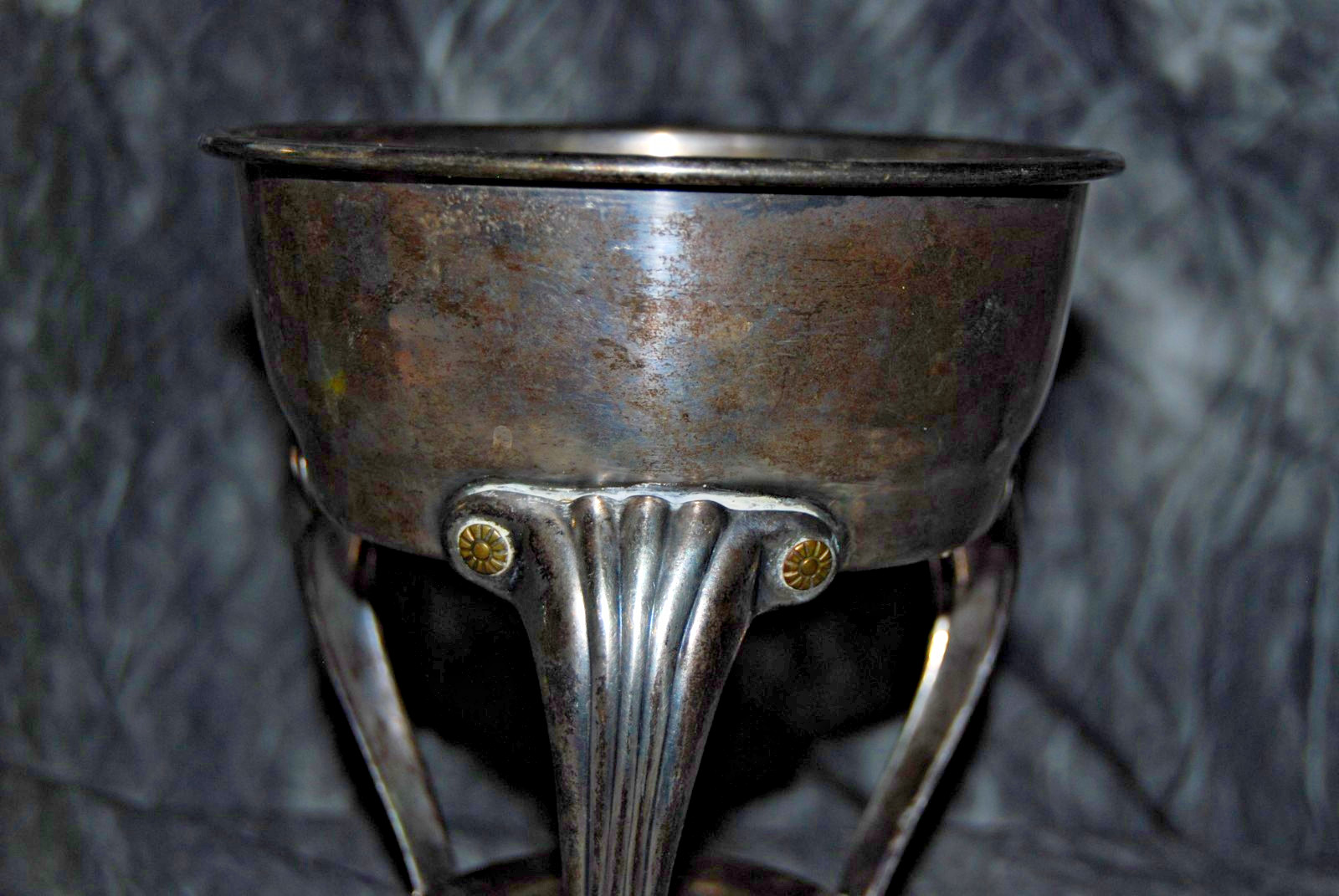 F.B. Rogers Silver Co. 1085 Silverplate Footed Sugar Bowl Vintage 1883 Mark