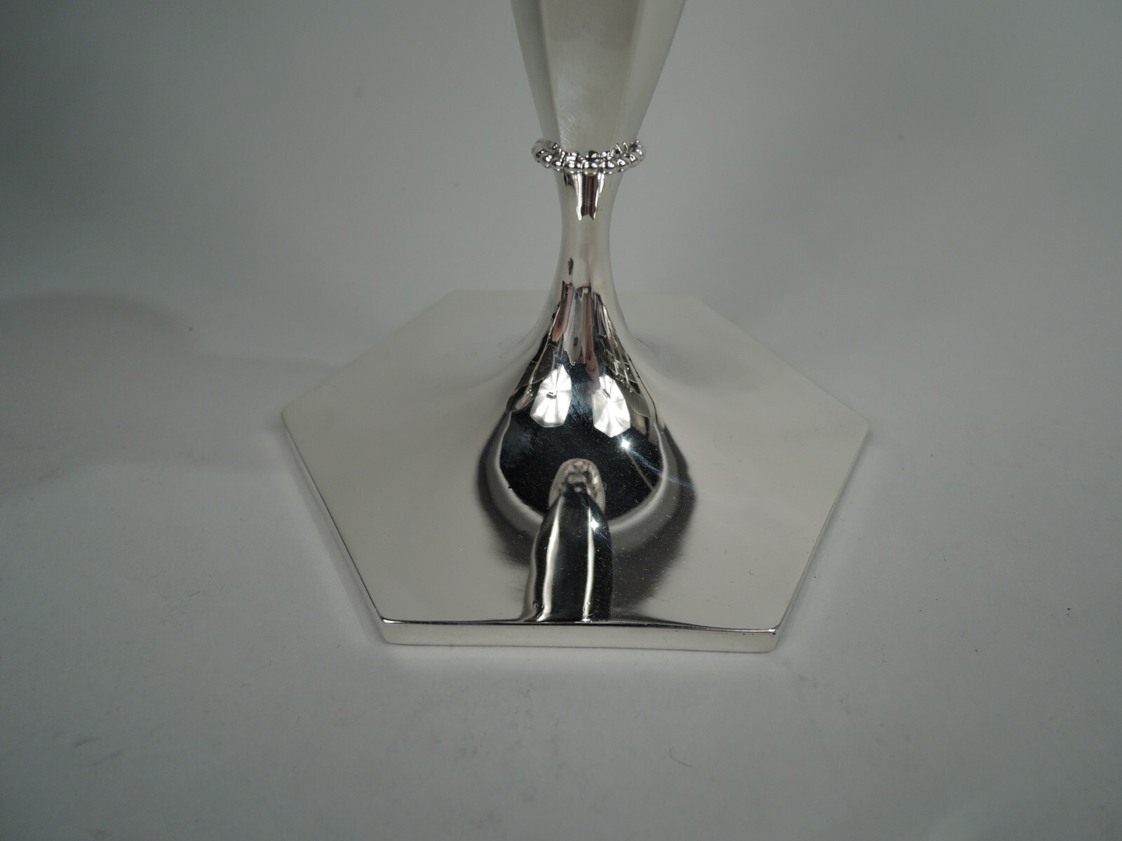 Roger Williams Candlesticks 4520 Antique Georgian American Sterling Silver