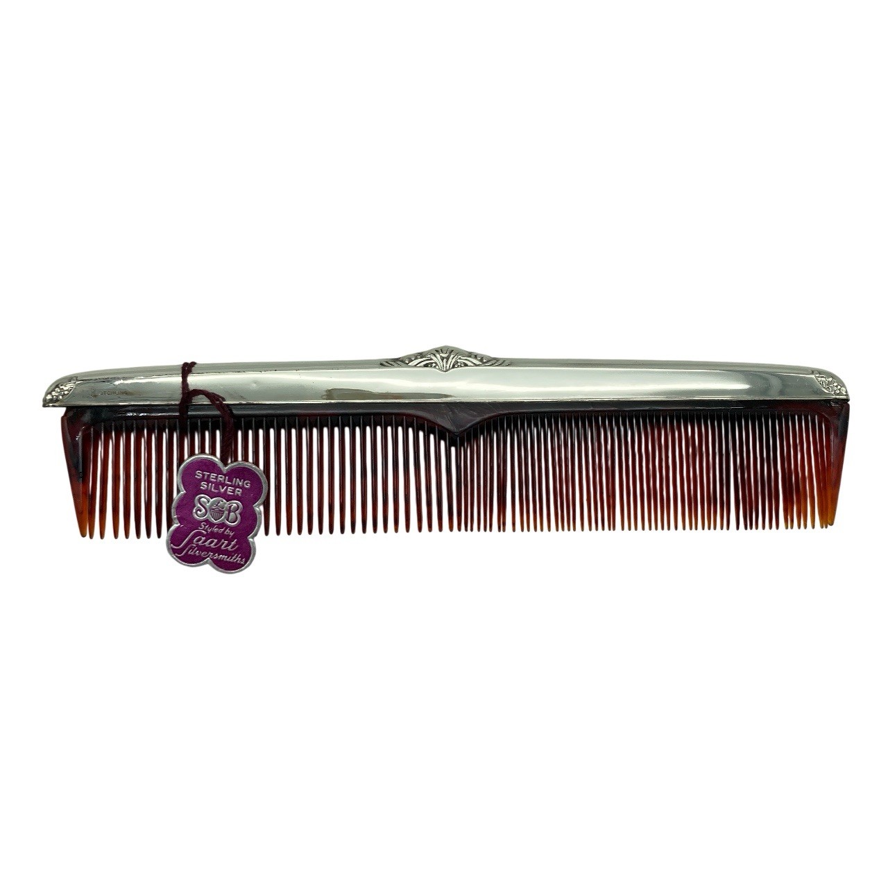NWT Vintage Saart Brothers Sterling Victorian Style Vanity Comb – Not Engraved