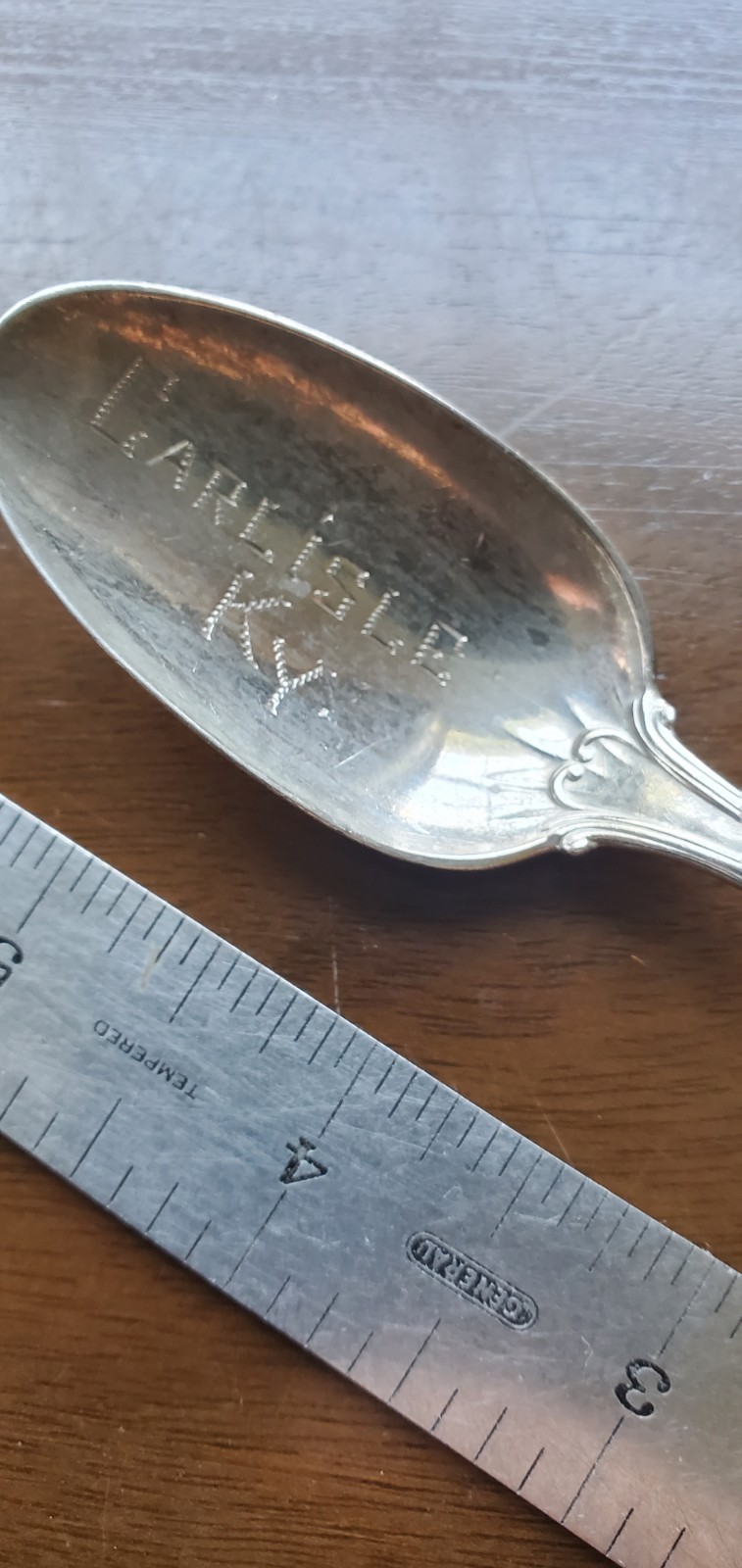 Carlisle Kentucky Souvenir Sterling Silver Spoon 20.3 Grams