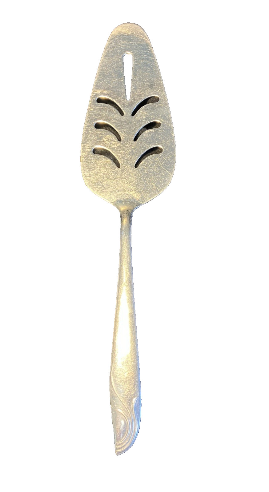 National Silver Co. Finale Pie Cake Pastry Server Stainless Steel MCM VTG Japan