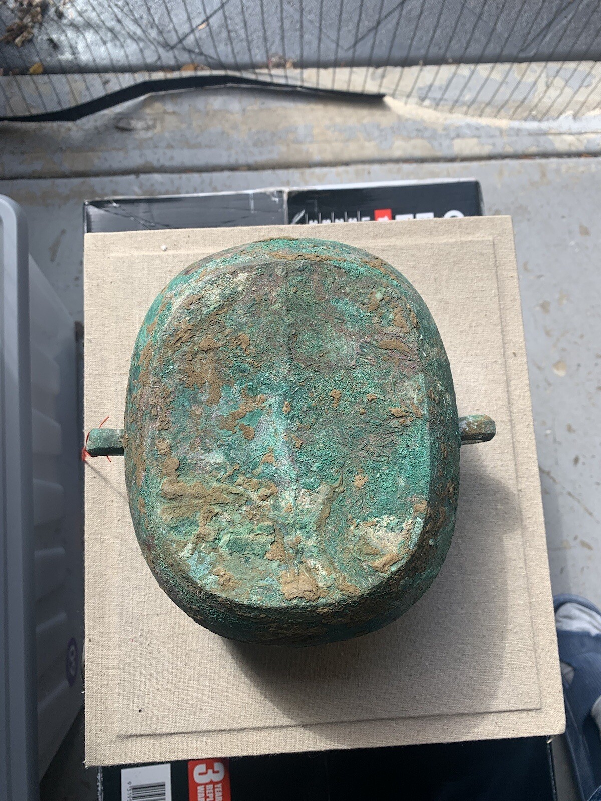 Chinese Eastern Zhou Dynasty ( 771 BC — 256 BC ) Bronze He Vessel