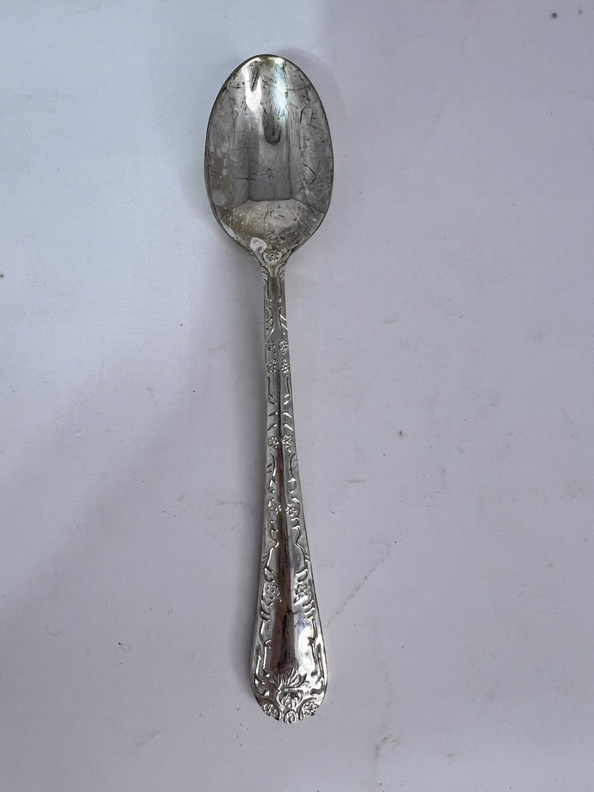 W.M Rogers & Sons Silverplate Silverware Spoon Enchanted Rose