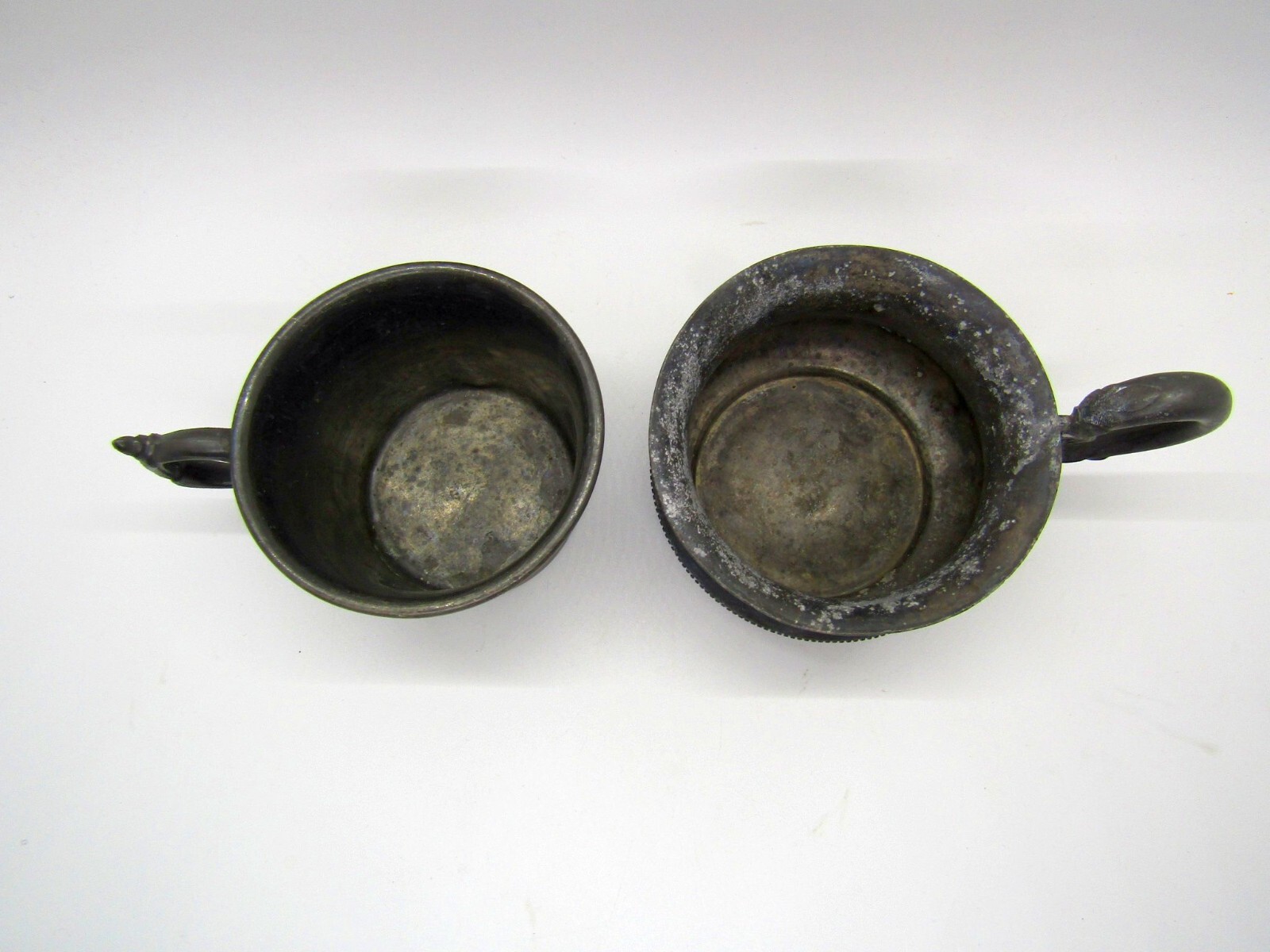 Antique Cups Silver Plated Quadruple Plate Waldorf Silver Co & Apollo Silver Co