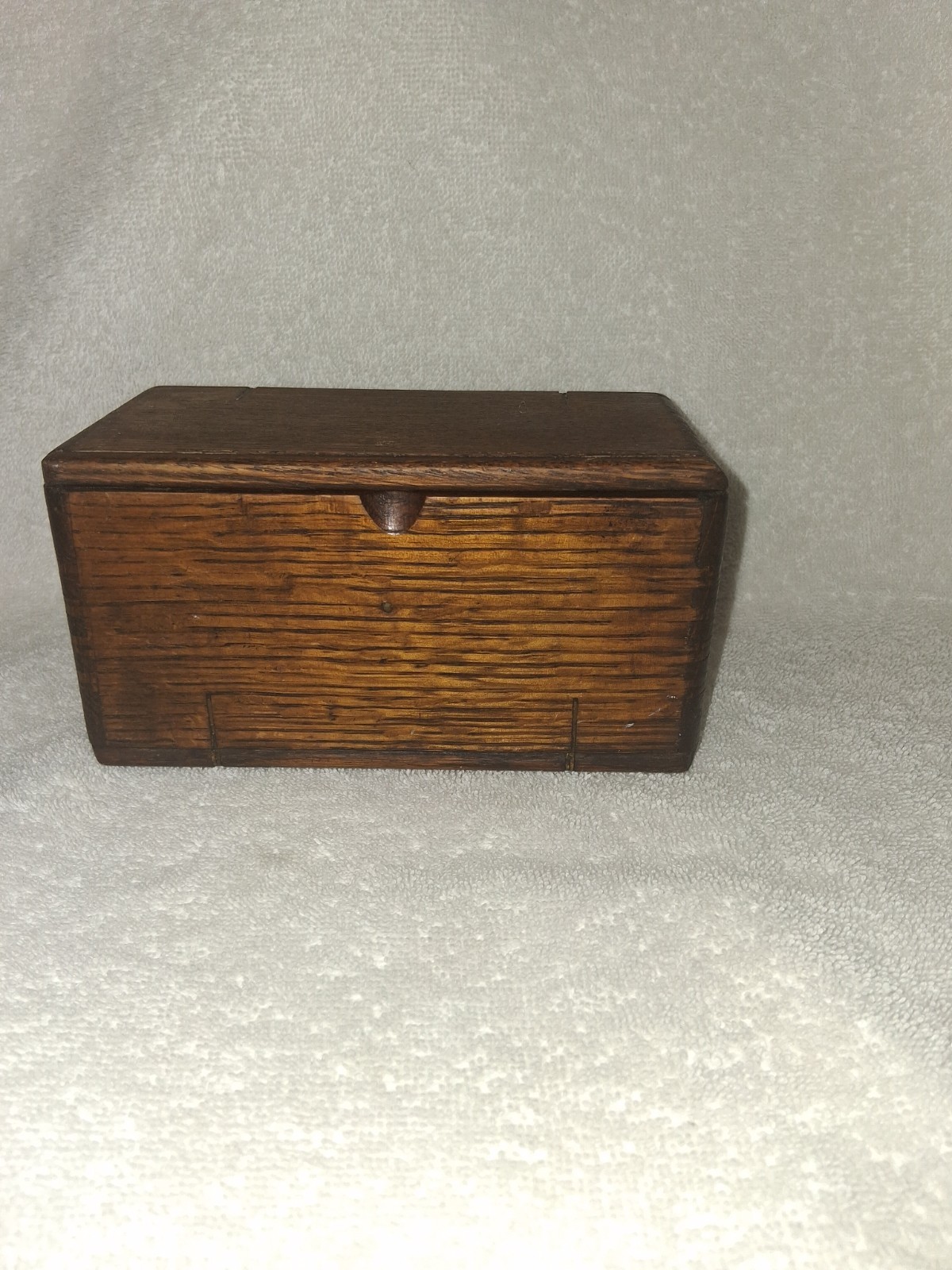 Singer Sewing Machine Folding Oak Puzzle Box & Machine Attachments/1880s #1