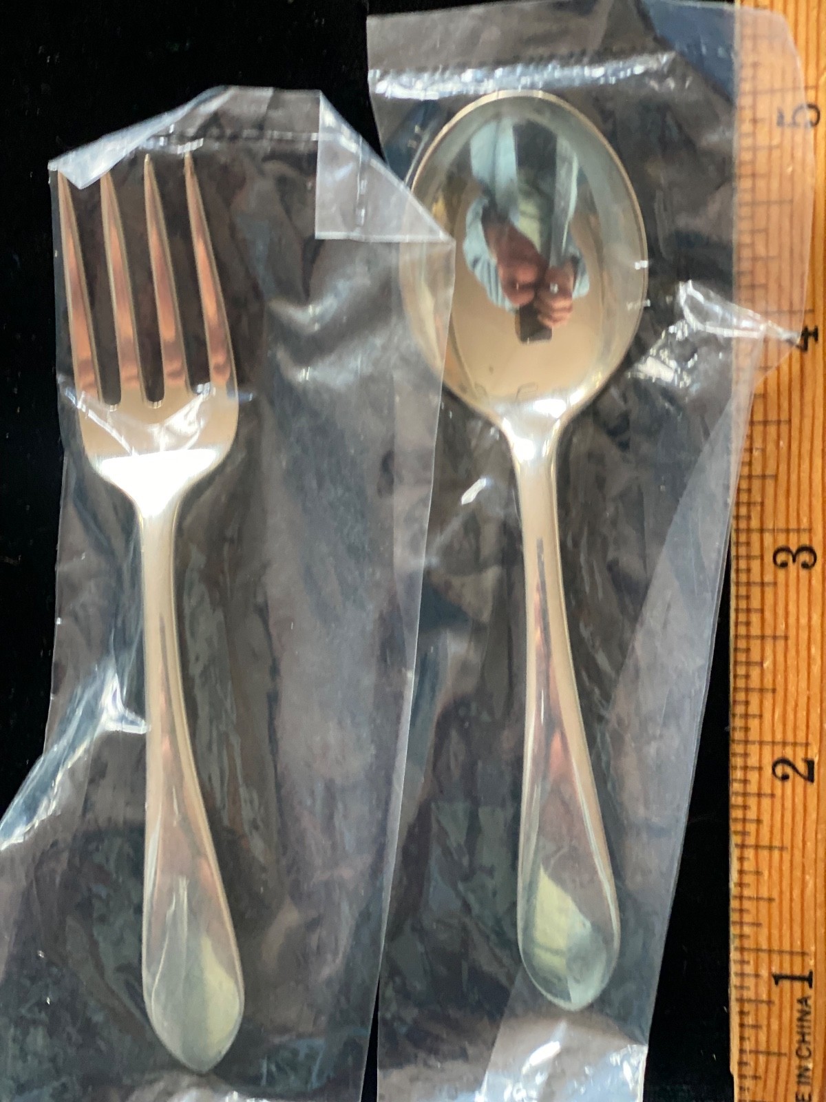 KIRK Wadefield STERLING BABY SET 2 PC. NOT MONOGRAMMED PROFESSIONALLY POLISHED