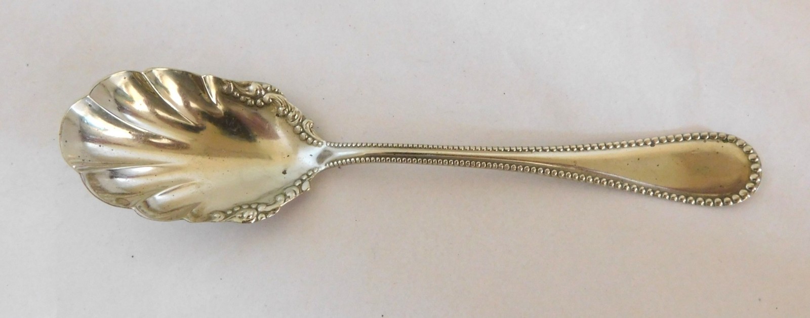 Linden aka Eudora Pattern Serving Spoon- WM A Rogers Silver Plate (#CH204)