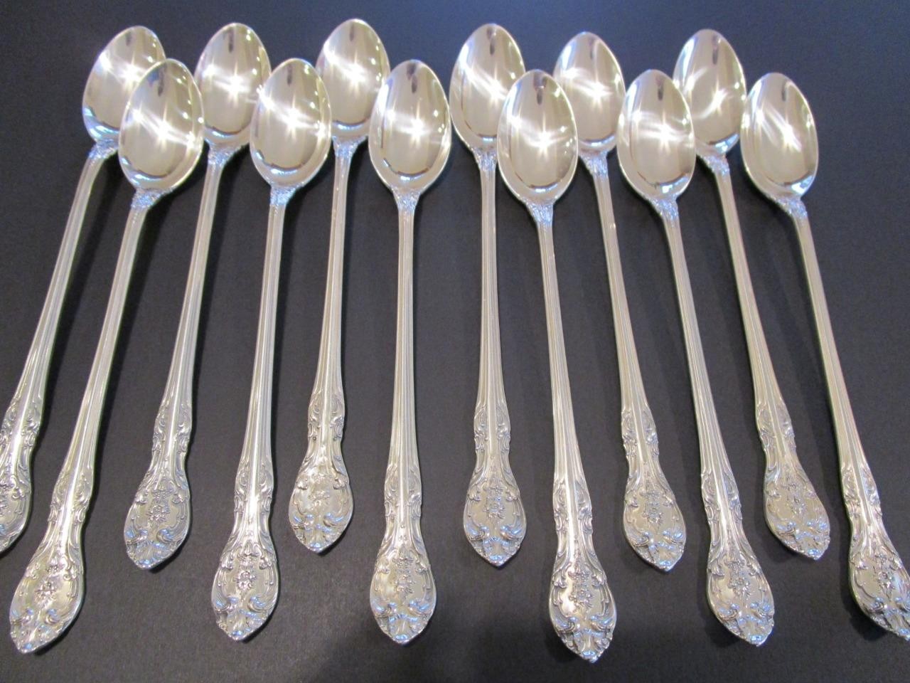 1*(ONE) GORHAM KING EDWARD STERLING FLATWARE ICED TEASPOON-7 1/2″MINT*FREESHIP