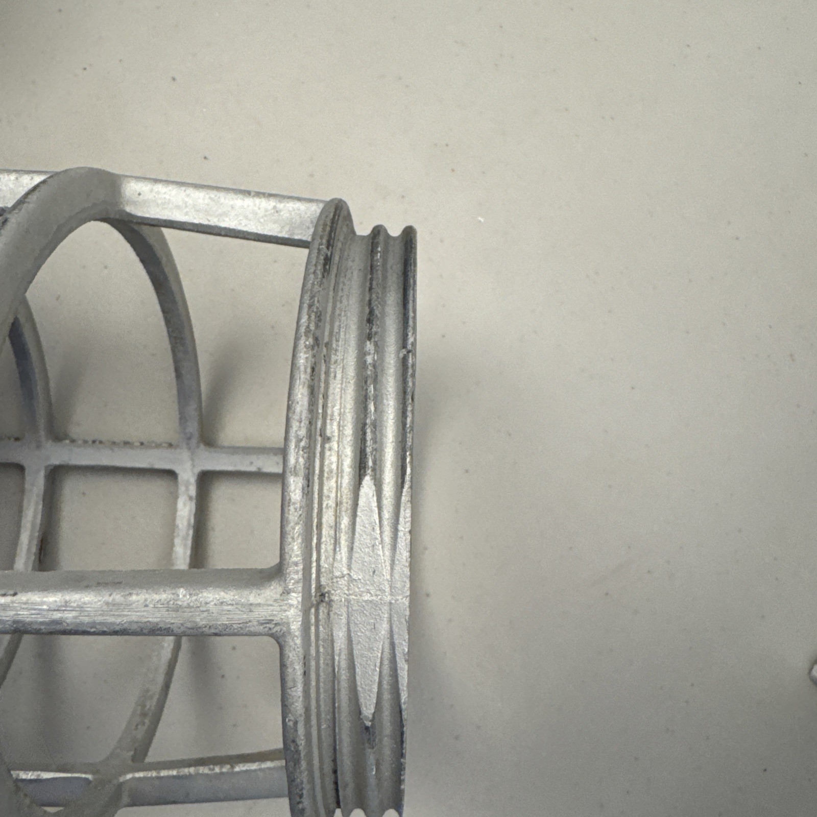 9″ x 6″ Aluminum Light Bulb Safety Cage Steampunk VTG Retro Old Industrial MCM