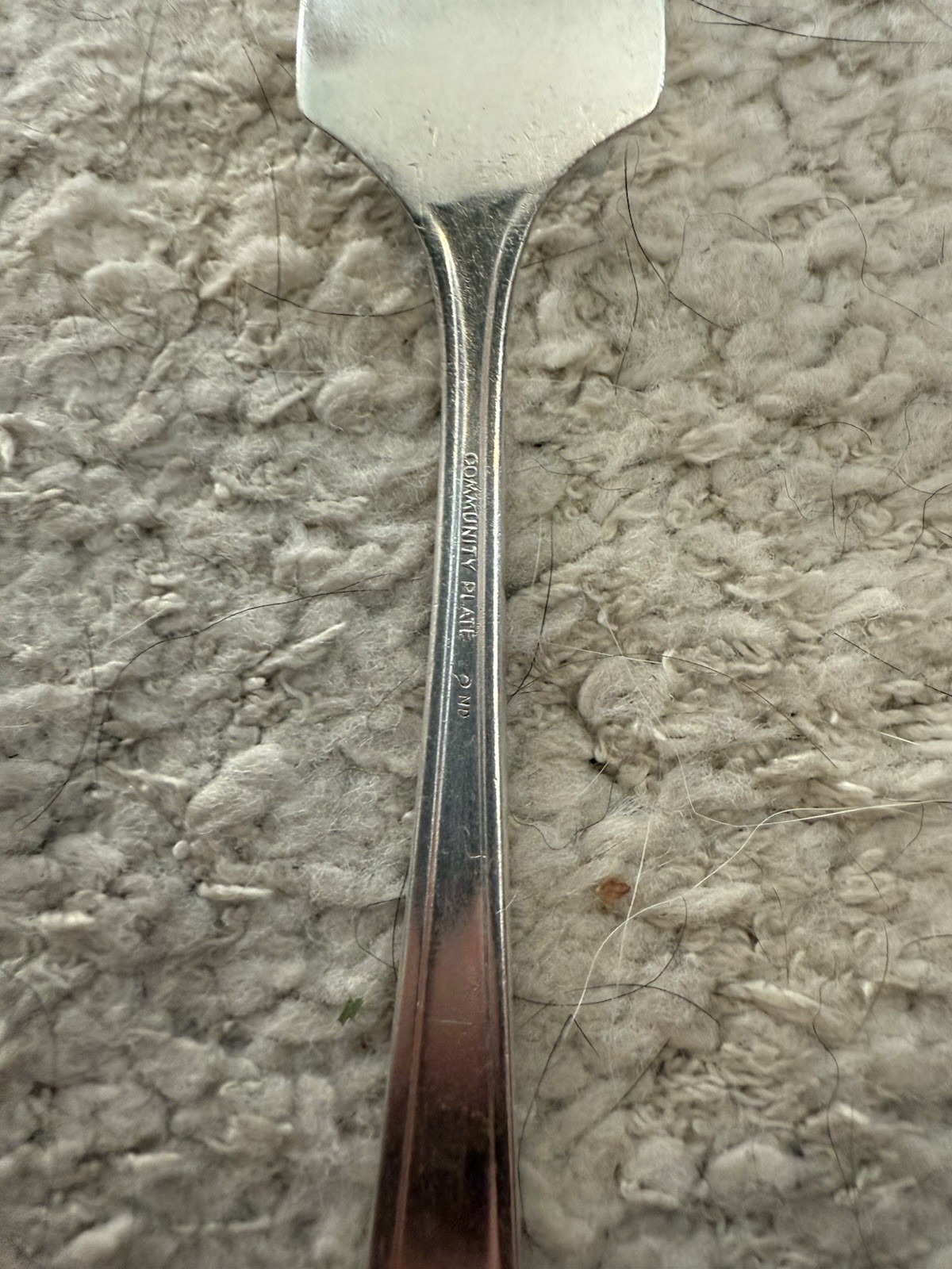 Vintage Deauville Oneida Community Silverplate Silver Plate Salad Fork 1929
