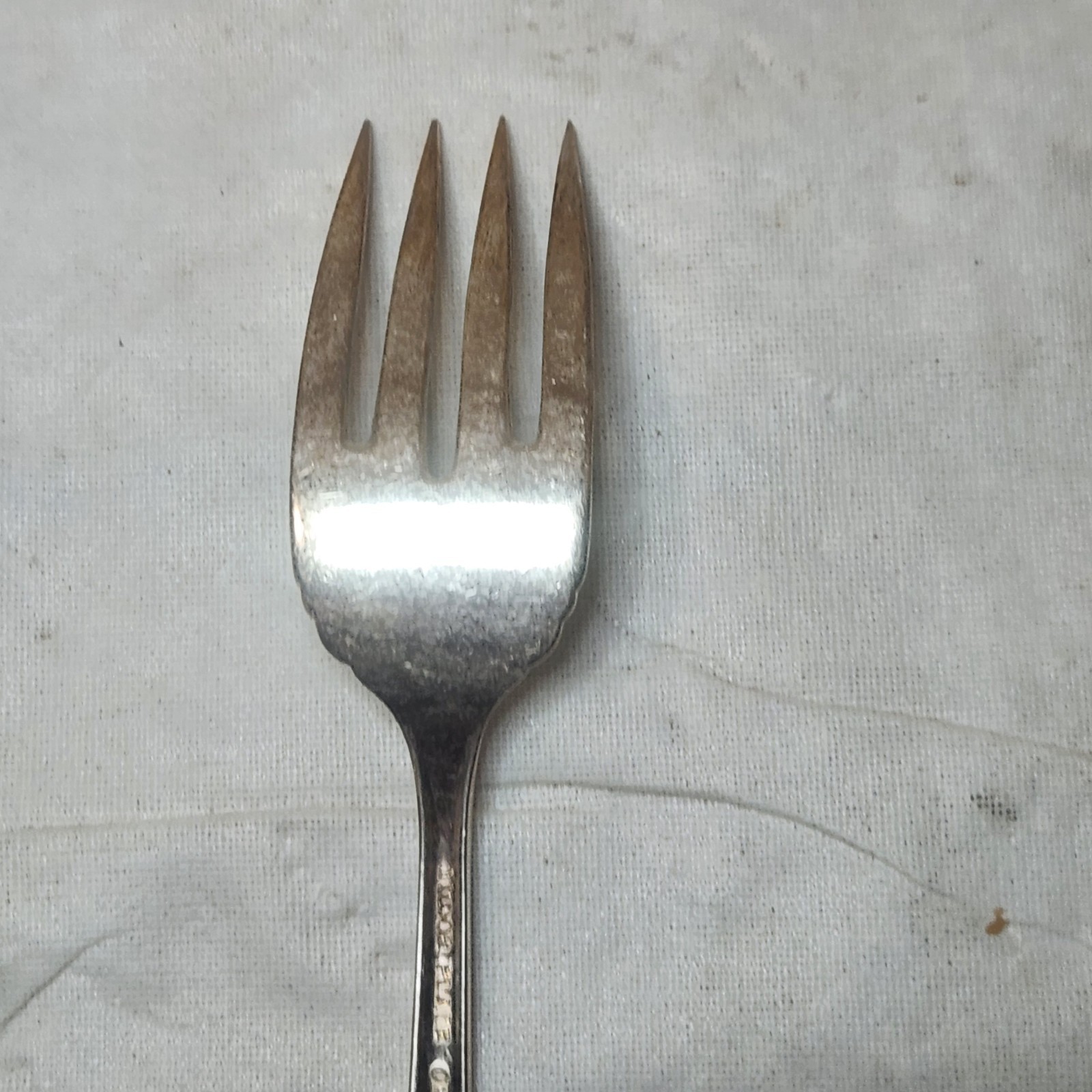 Salad Fork Oneida Community Tudor Plate 6.5 Inch Flateware Vintage