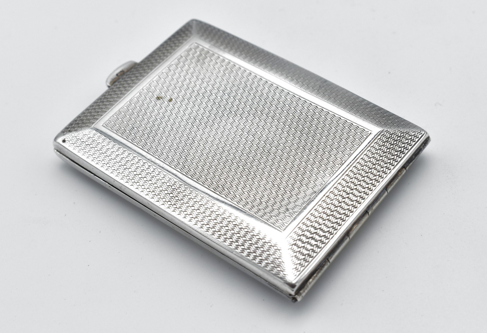 Antique Solid Silver Matchbook Case Cover Goldsmiths Silversmiths London 1926