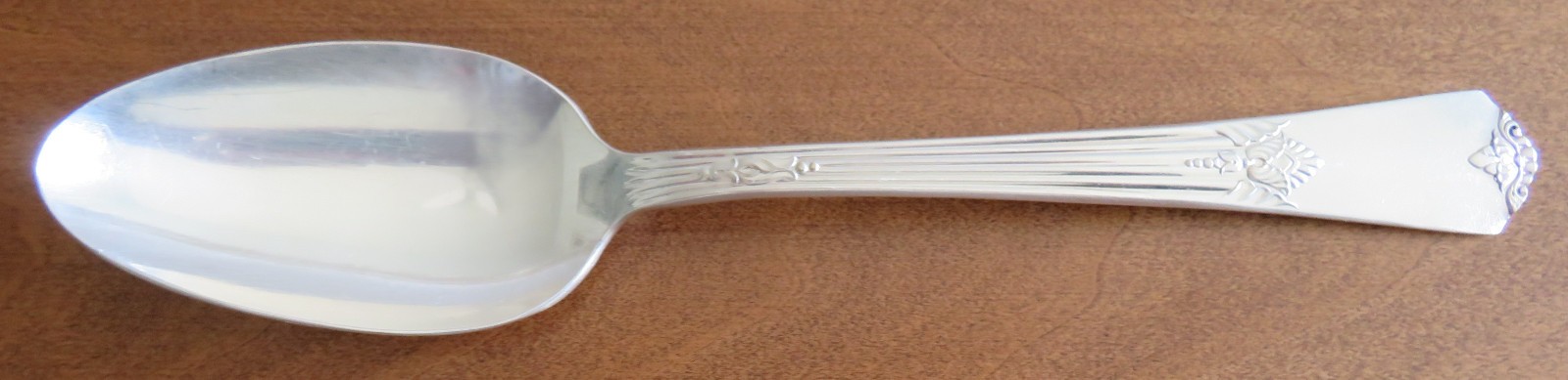 WM Rogers Sectional IS 1932 Art Deco Guild Cadence Silverplate Serving Spoon(s)