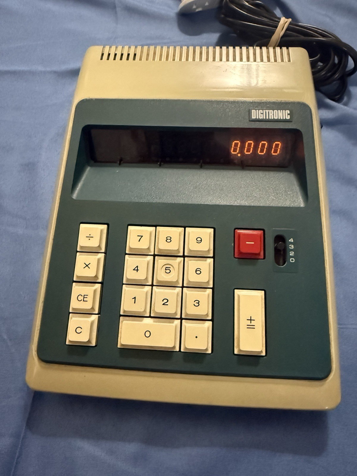 RARE Vintage Digitronic Adding Machine by Eiko Business Machine Co. Tested Works