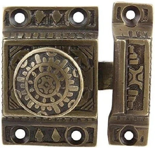 Set Of 1 Solid Brass Cabinet Door Latch Latches For Cabinet Closet Kitchen Door