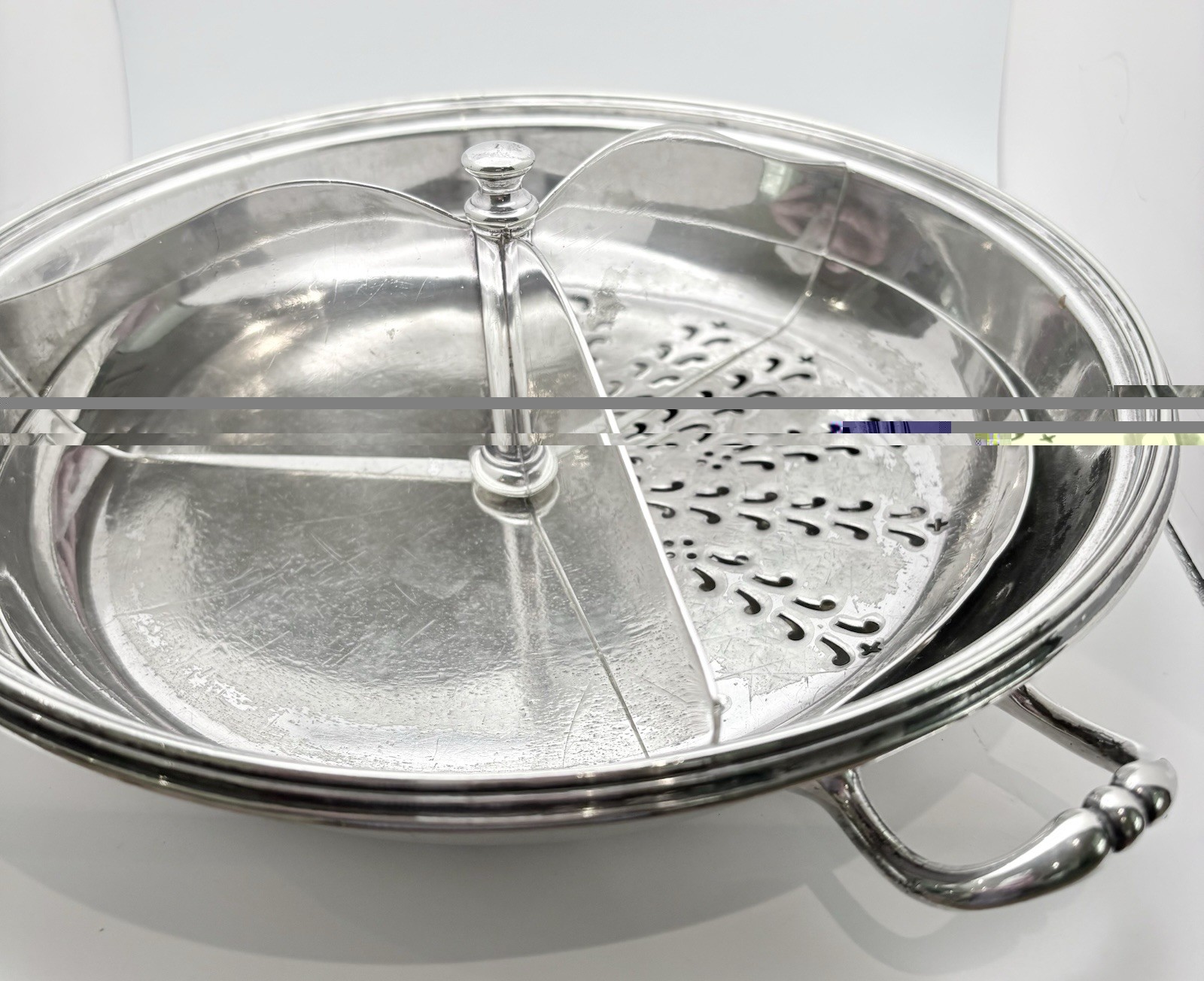 Complete Victorian Silver Plated Entree Dish & Inserts By William Hutton C1880