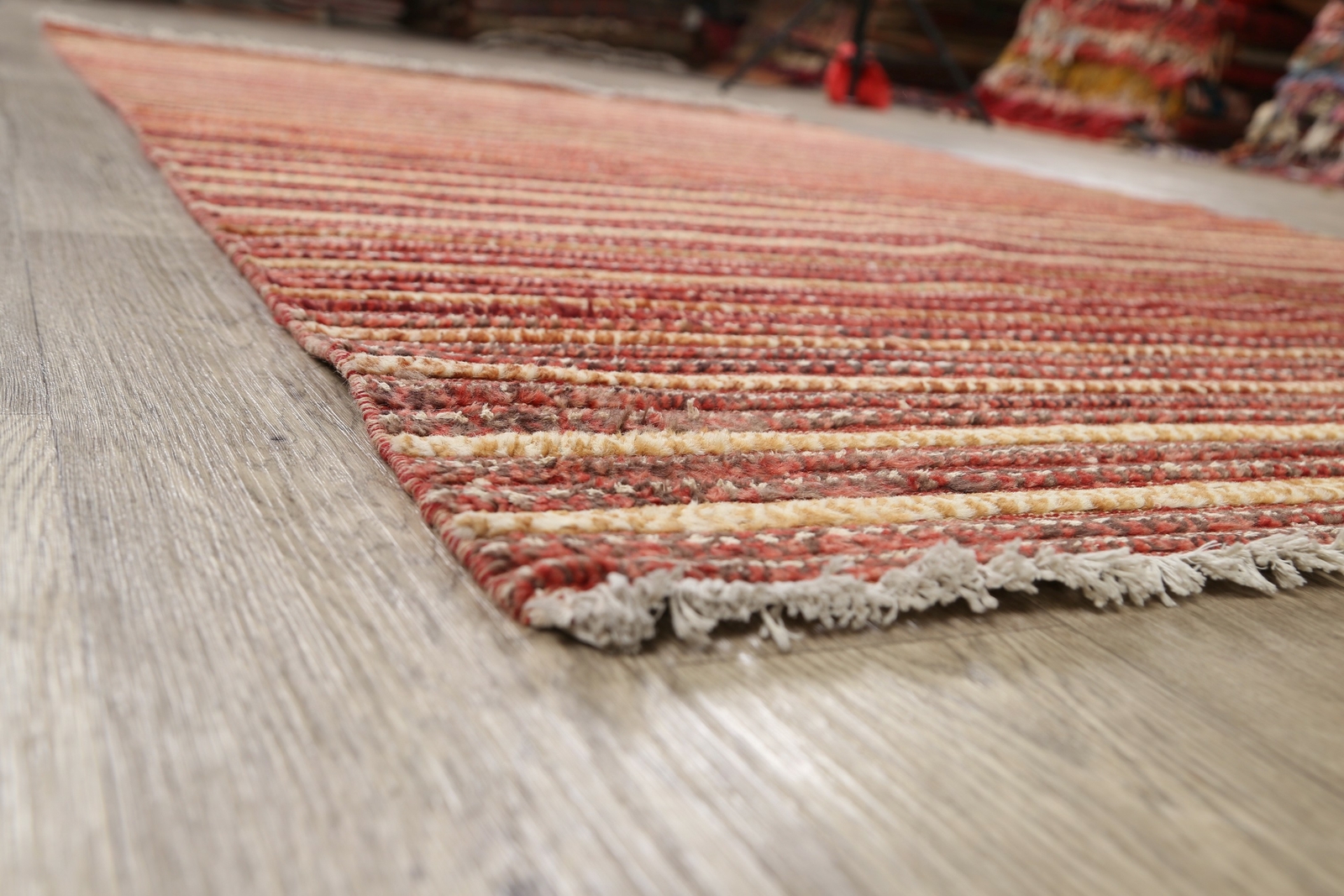 Contemporary Geometric Gabbeh Oriental Area Rug Modern Hand-knotted Wool 5×8 new