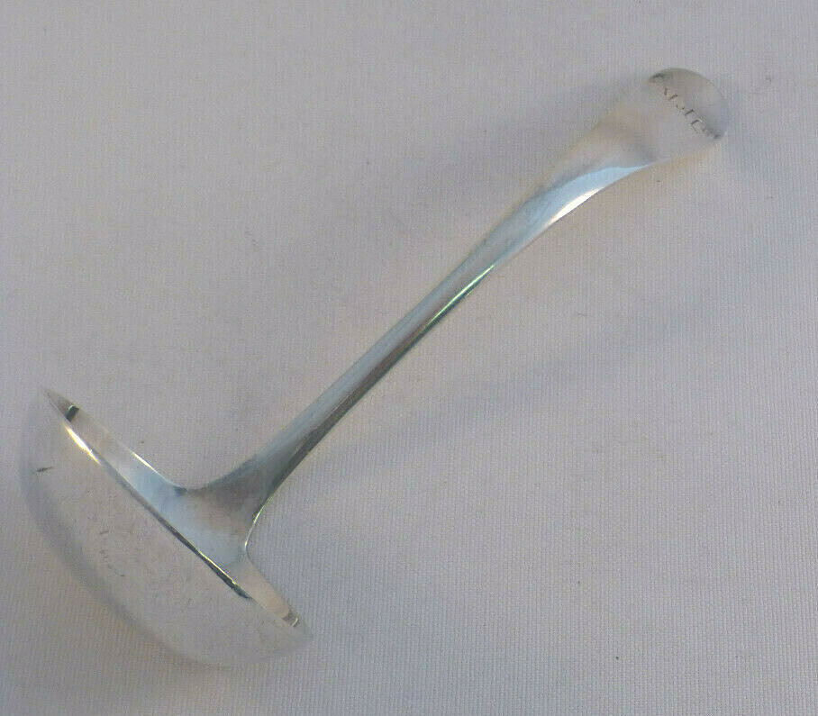 Dutch 833 Sterling Silver Gravy Ladle- 6 3/4″ Mono JFK